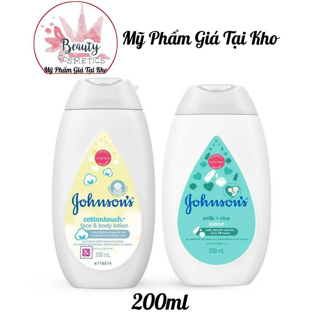 Sữa dưỡng ẩm mềm mịn như bông Johnson's Baby  (200ml)