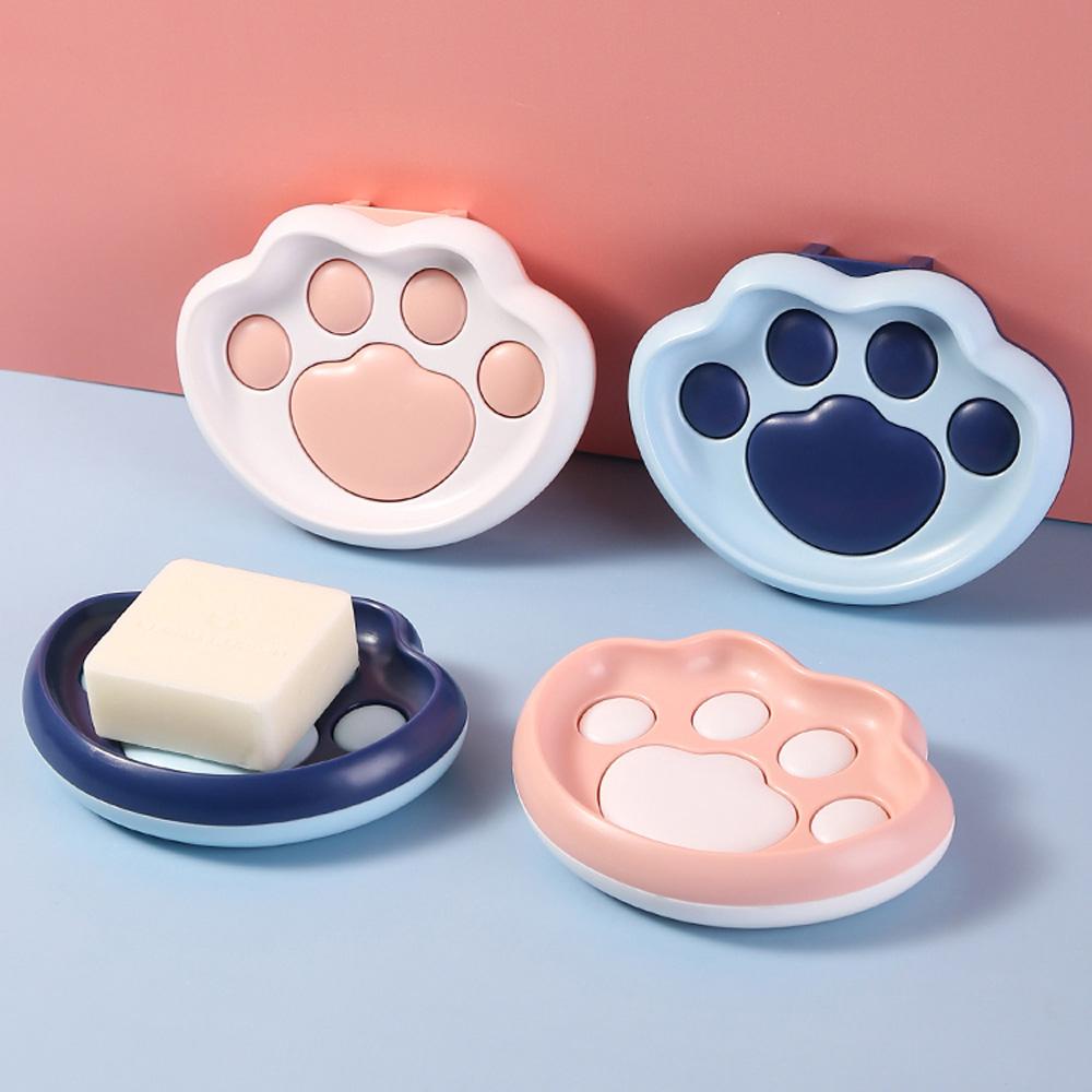 IVORY Khay Đựng Xà Phòng Gắn Tường Thiết Kế Dễ Thương Sáng Tạo