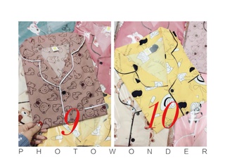 Bộ pijama ngắn so cute (ảnh thật)