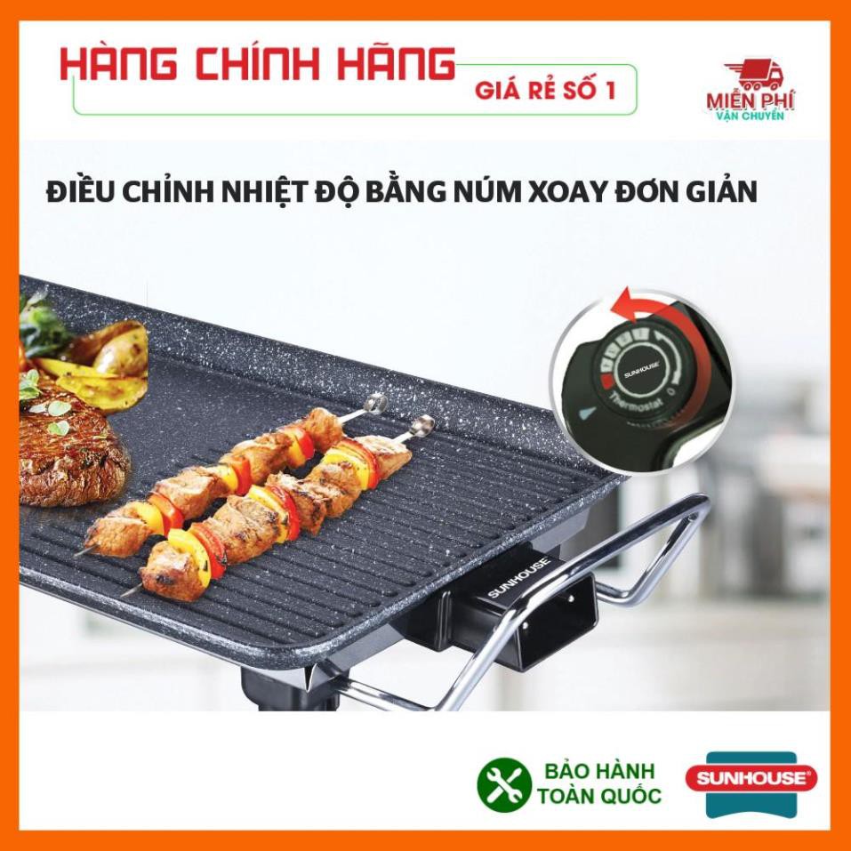 [HÀNG LOẠI 1]Bếp nướng điện SUNHOUSE, Bếp nướng Sunhouse SHD4607 tốc độ nướng nhanh, tiết kiệm điện năng.