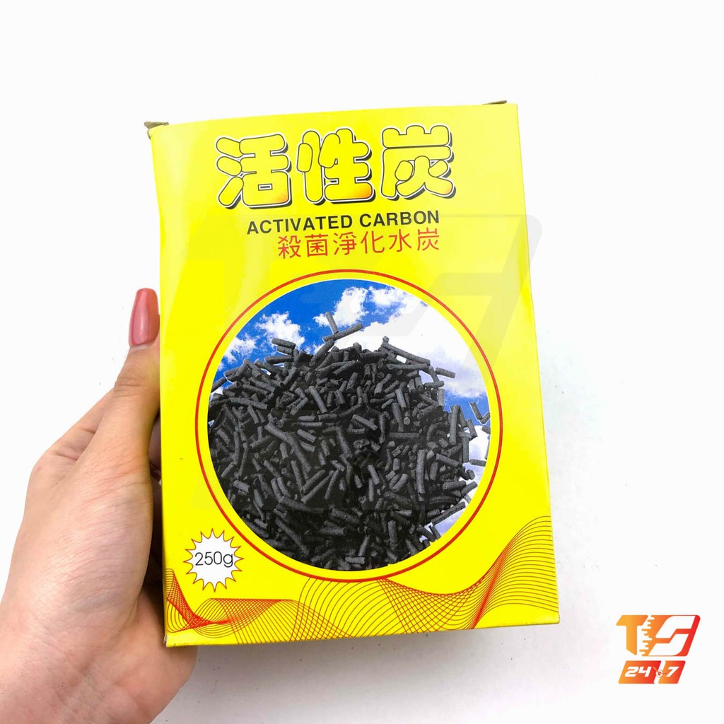 Than Hoạt Tính 250g - Vật Liệu Lọc Nước Hồ Cá, Bể Thủy Sinh