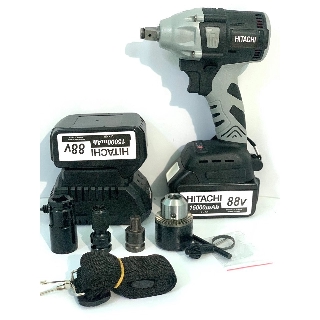 máy siết bulong hitachi 88v 2 pin 10cell