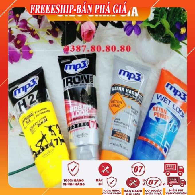 [ Chính Hãng - CAO CẤP ] Keo vuốt tóc nam tạo phồng giữ nếp cao cấp/ Gel vuốt tóc MP3 pháp không bết dính, giữ nếp 24h