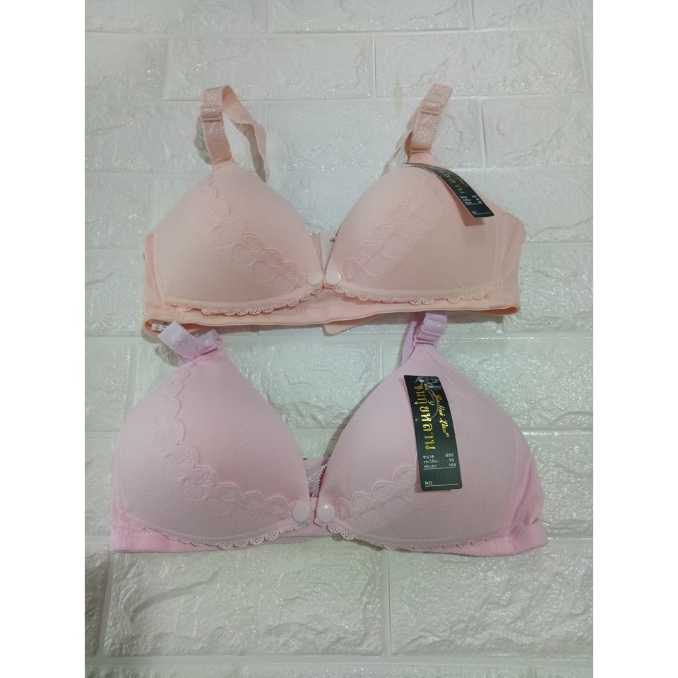 Set 3 Áo lót bú có đệm viền ren mác thái