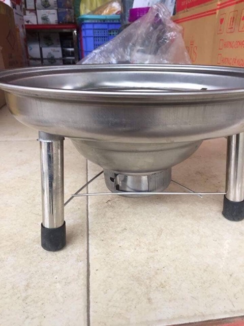 Bếp nướng than hoa inox tròn