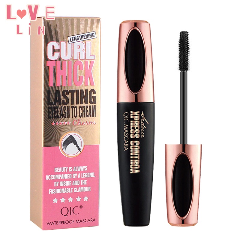 [Hàng mới về] Mascara 4D QIC làm dày dài và cong mi chống thấm nước tự nhiên