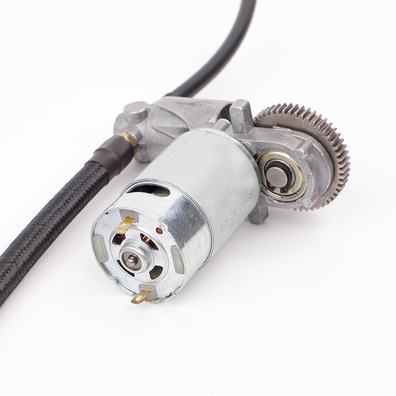 Động cơ máy bơm hơi 12V/120W hành trình xi lanh 25mm áp suất 150PSI lưu lượng khí 35L/phút, có đồng hồ báo áp suất