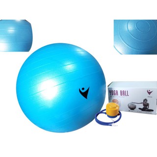 Bóng yoga trơn dày 2mm chống nổ tặng kèm bơm và hộp( Hàng cao cấp , chồng nổ ,chịu lực tốt bóng nặng 900g đến 1200g))