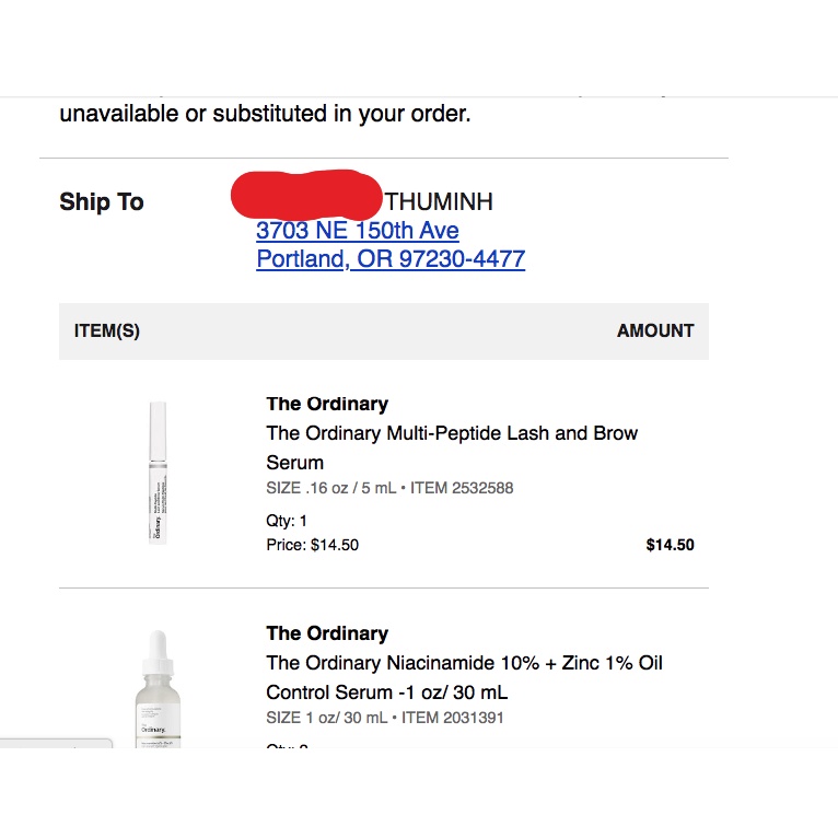Dưỡng mi The ordinary