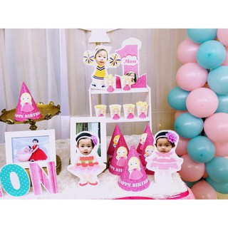 Set trang trí tiệc thôi nôi đặt theo yêu cầu của khách_ tú anh