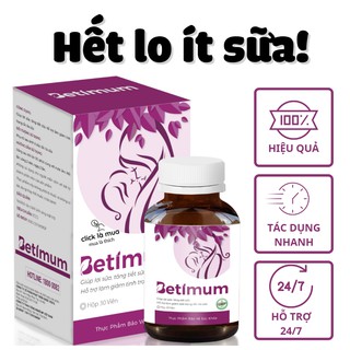 Cốm lợi sữa vitamin sau sinh cho con bú BETIMUM - trà lợi sữa dạng bột lợi sữa và viên uống lợi sữa cỏ cà ri fenugreek