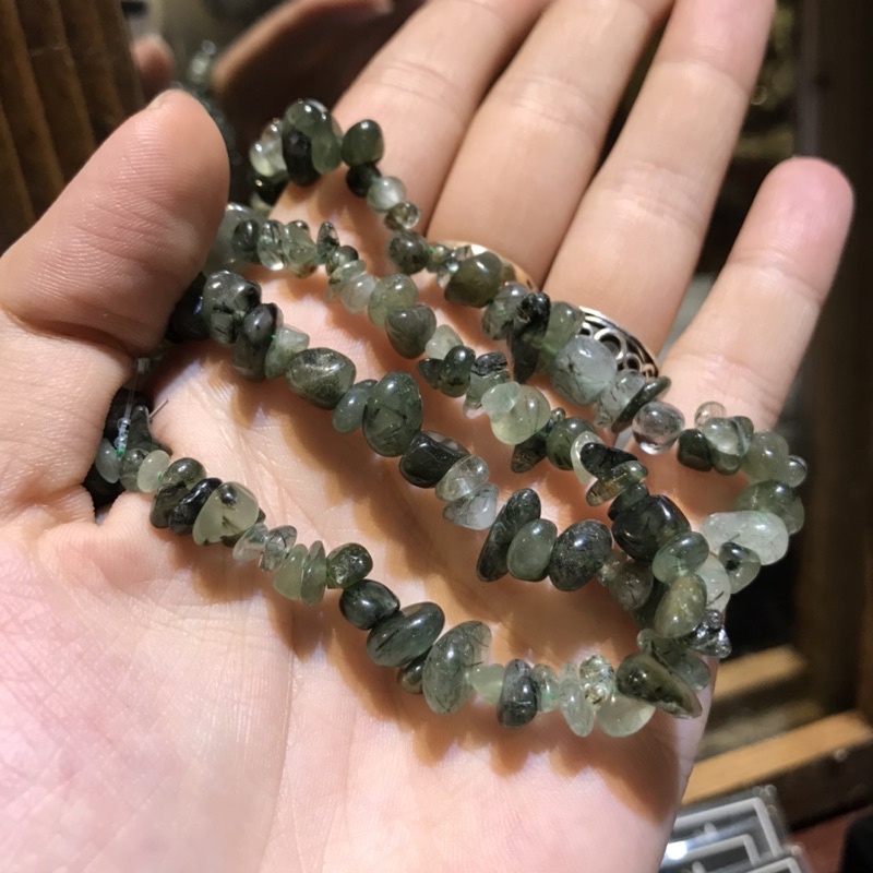 [BlueApatite,Sodalite](đọc nội dung) vòng tay đá vụn thiên nhiên