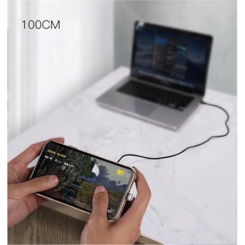 Dây Cáp Sạc cáp sạc Chữ U 1m-2m Basues cho IP/tablet táo hỗ trợ Game Thủ (2.4 A,Led cáp sạc,Fast Charging Cable)