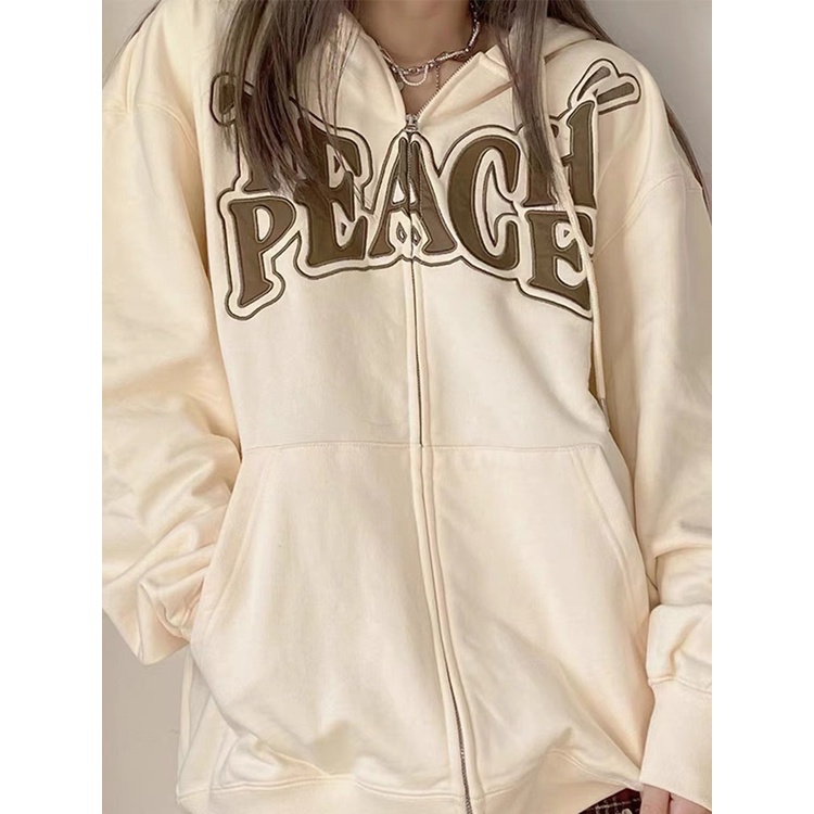 Áo khoác nỉ bông TEACH hoodie zip unisex nam nữ