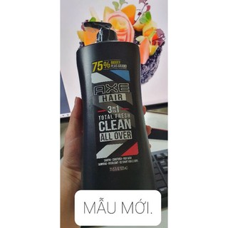 SỮA TẮM, DẦU GỘI + DẦU XẢ 3IN1 NAM AXE, nhập khẩu từ Mỹ.