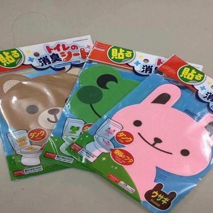 Miếng dán khử mùi nhà vệ sinh, nhà tắm hình thú kiểu dáng ngộ nghĩnh 6514