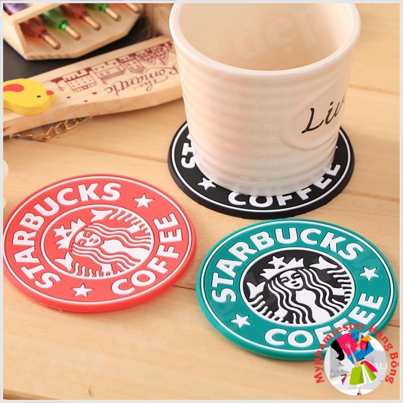 Lót cốc silicone coffee trẻ trung