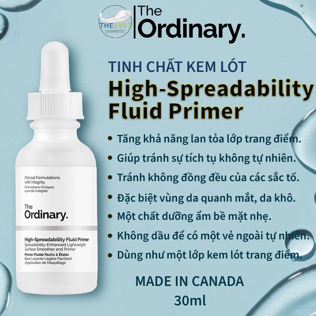 The Ordinary High-Spreadability Fluid Primer - Kem lót