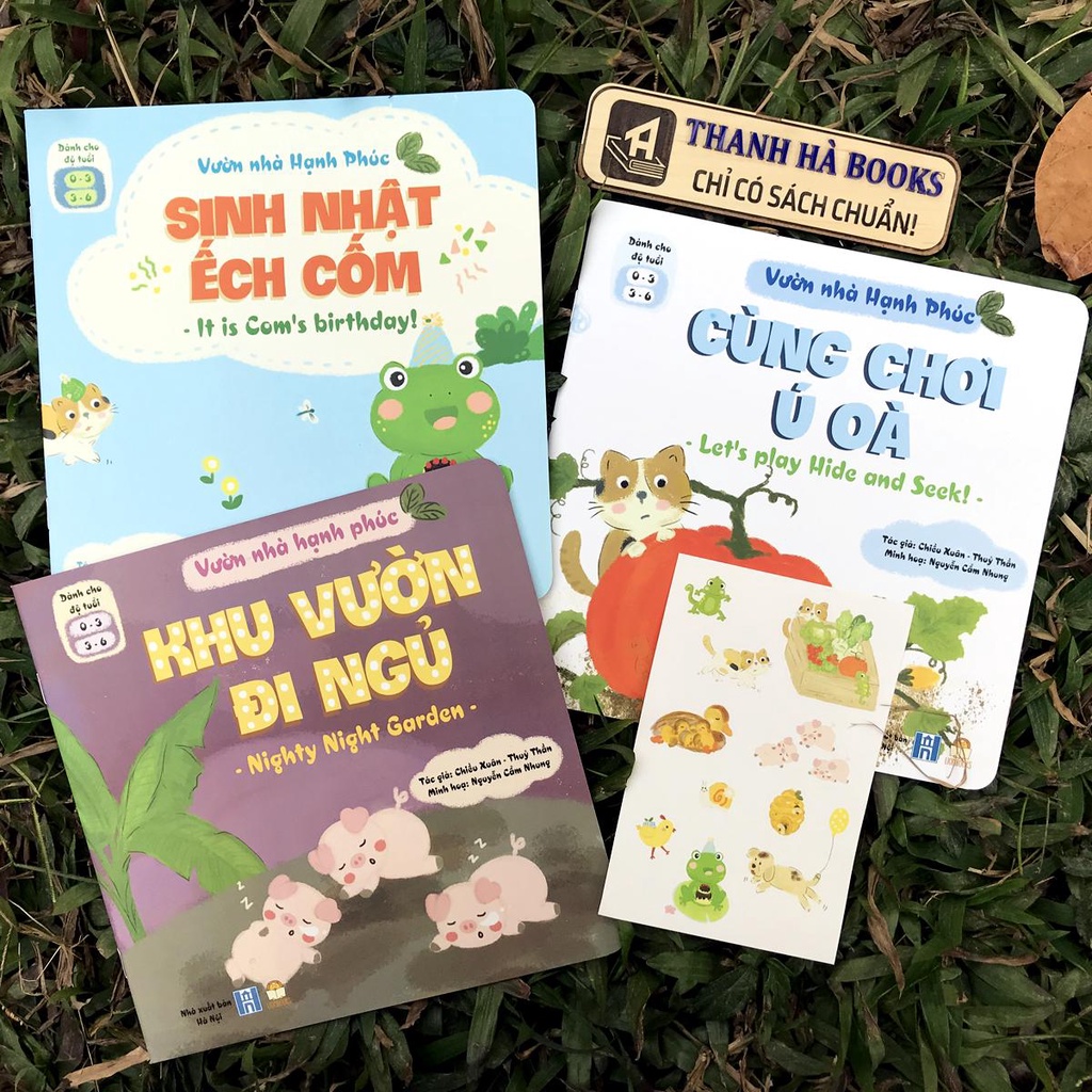 Sách cho bé - Vườn nhà hạnh phúc - Dòng sách đọc to Lionbooks (Combo, lẻ tùy chọn)