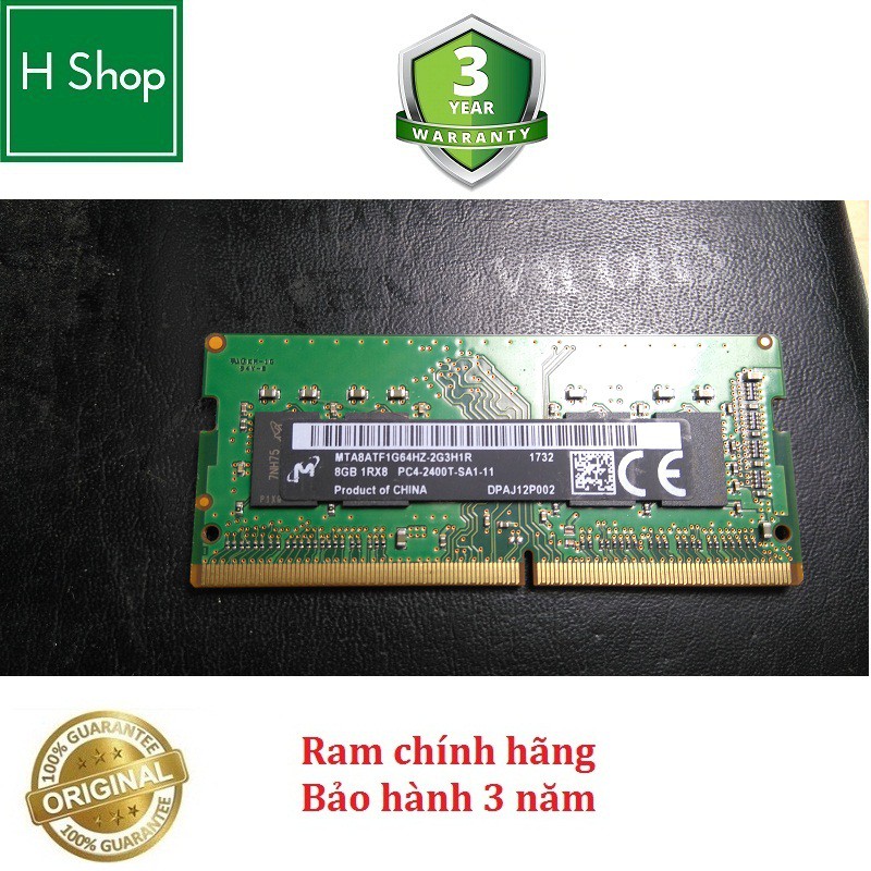 Ram laptop DDR4 4gb, 8gb bus 2666, 2400, 2133 và các loại khác, bảo hành 3 năm