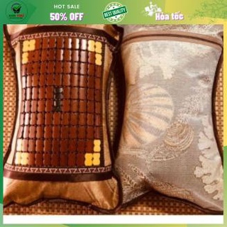 [Siêu Sale] Gối Trúc Mây Hạt Điều Hòa Cao Cấp Thoáng Khí Mát Lạnh Cho Mùa Hè