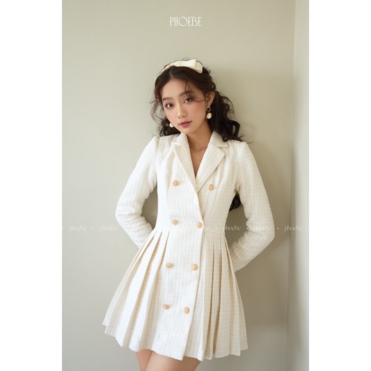 OUTLET SALE Đầm Momo xếp ly Phoebe