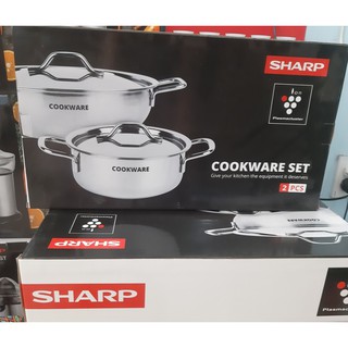 Bộ nồi sharp inox 2 món pr-jo3