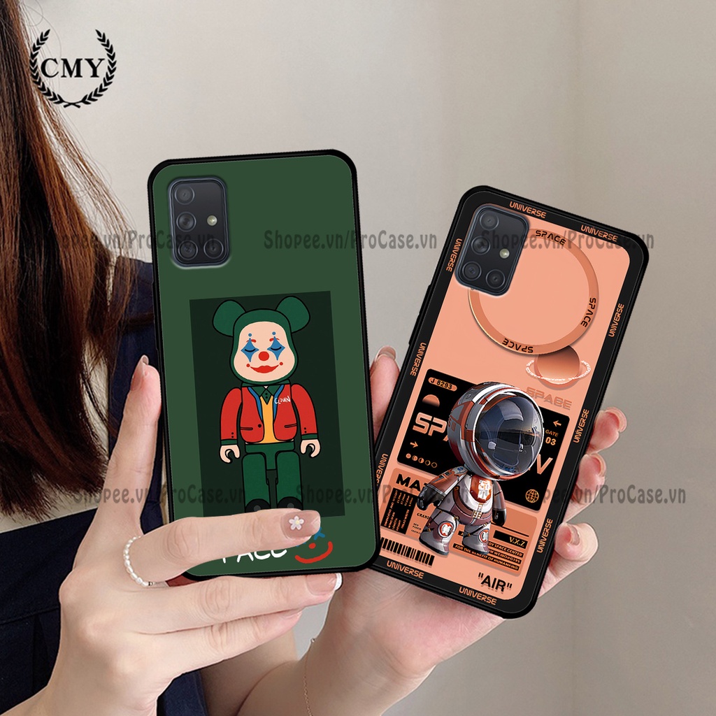 Ốp Samsung A31 - A51 - A71 - M51 in hình bearbrick, super nasa cá tính,thể thao,ốp lưng chống sốc, bền đẹp