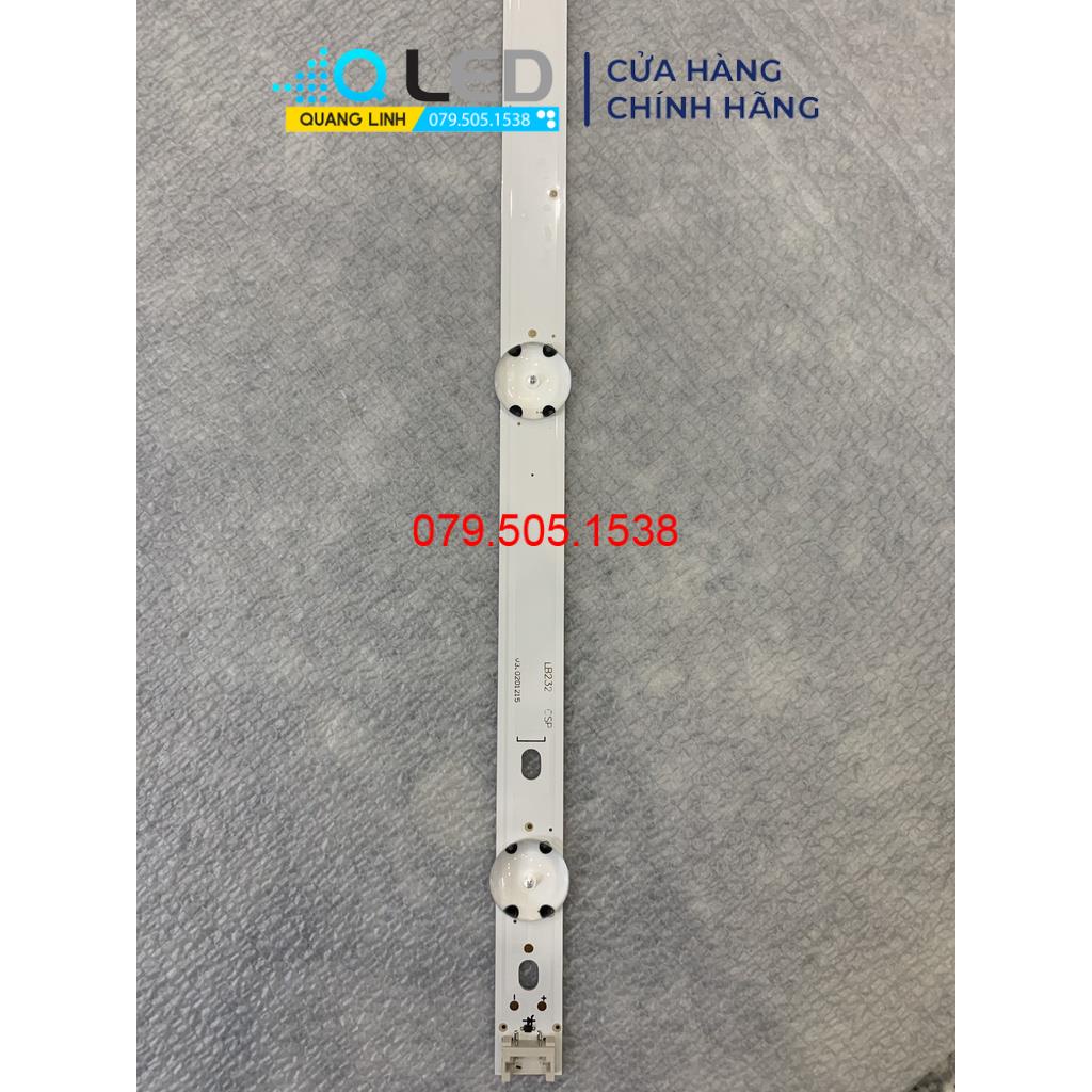 LED TIVI  LG 43UH610 43UH617 43UH619 6916L-2744A HÀNG MỚI THANH 3 THANH, MỖI THANH 8 BÓNG 3V DÀI 84,1cm.