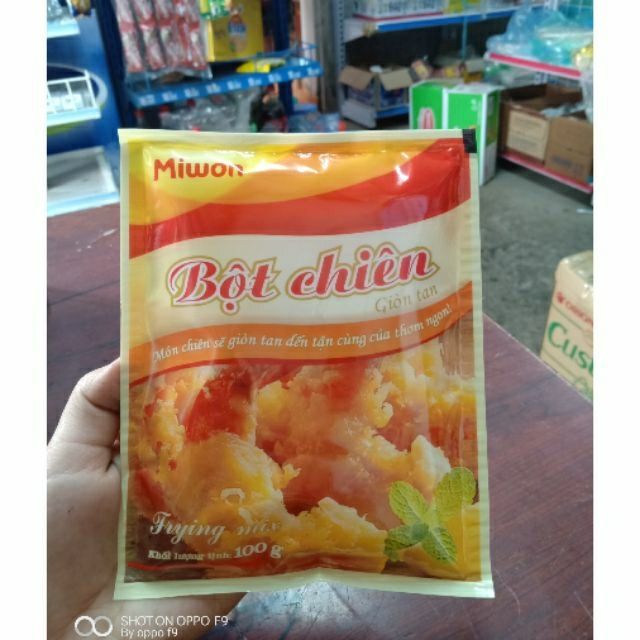 bột chiên giòn tan miwon gói 100g