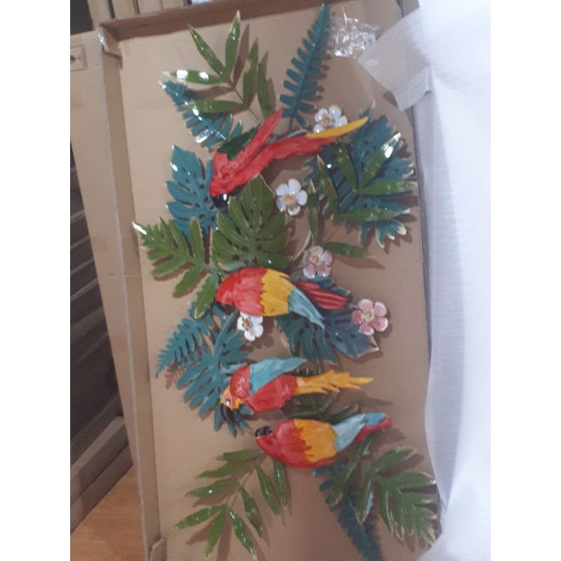 Tranh Sắt Treo Tường Trang Trí Nghệ Thuật Decor Phong Cách Mới Họa Tiết Ngôi Nhà Hạnh Phúc HH-1034