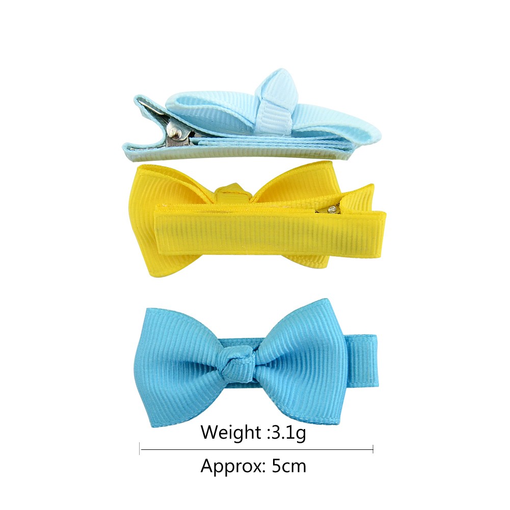 Kẹp tóc KIDSBOWS 795 đính nơ ruy băng cho bé gái