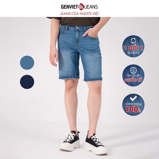 Quần Ngố Jeans Nam D1309J1552 GENVIET