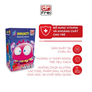 Kẹo mút tăng cường đề kháng cho trẻ em Dr.Frei (Hộp 50 Cây)