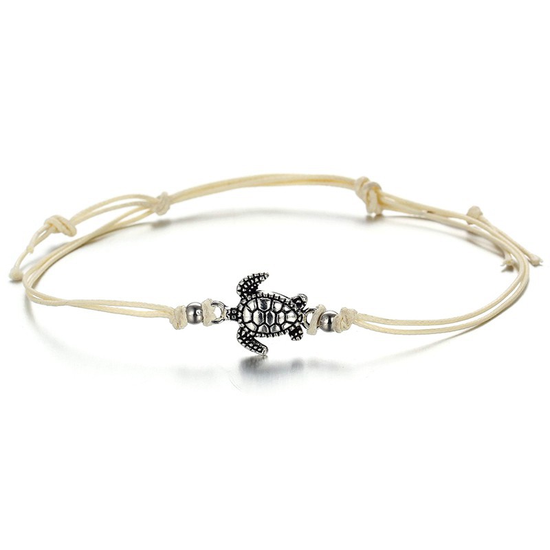 Set Vòng Đeo Tay + Lắc Chân Khắc Hình Rùa Cổ Điển | BigBuy360 - bigbuy360.vn