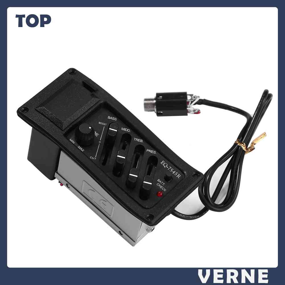 Pickup EQ-7545R 4 Band EQ Cho Đàn Guitar Acoustic