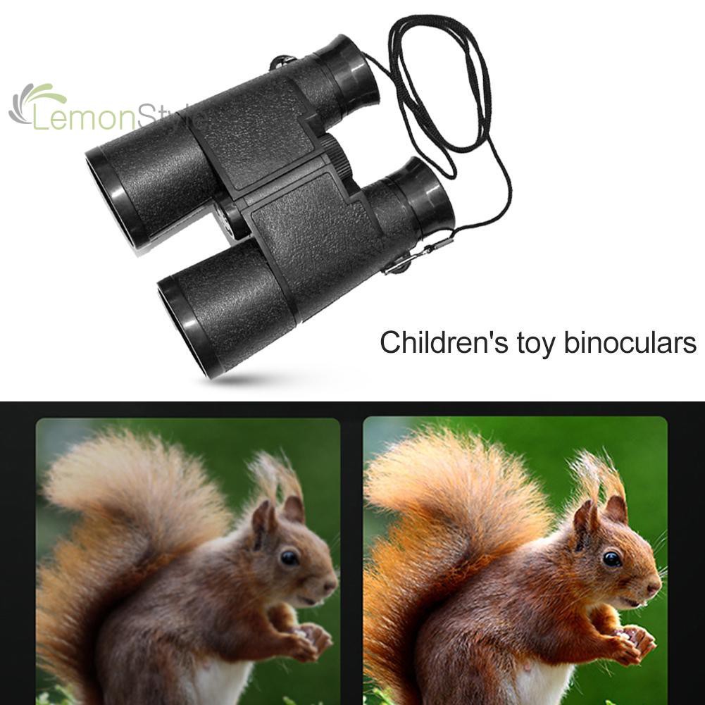 D-LT Children Kids Magnification Toy Binocular Telescope 6X Magnification Lens