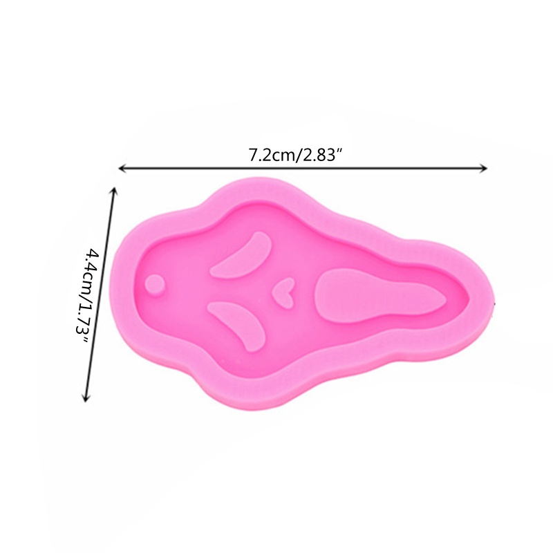 Sa Khuôn Silicone Làm Mặt Dây Chuyền Hình Đầu Lâu Halloween