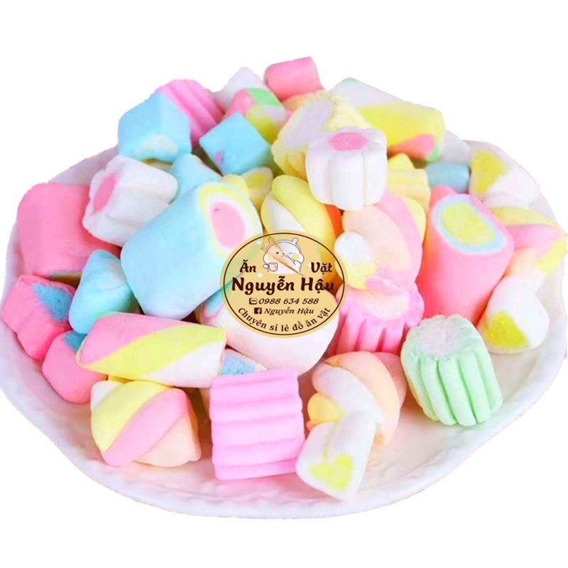 KẸO BÔNG MARSHMALLOW MÈO Ú 250GR_ĂN VẶT DỄ THƯƠNG