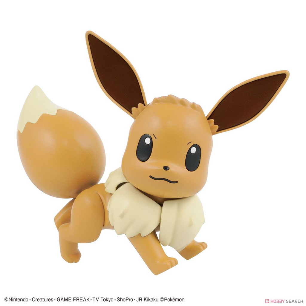 Mô Hình Lắp Ráp POKEMON EEVEE Pokepla 42 COLLECTION SELECT SERIES Bandai Figure Rise Standard Đồ Chơi Anime Nhật