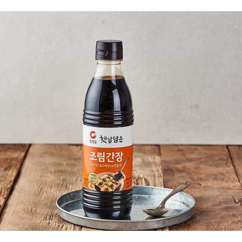 [CHUNGJUNGONE] NƯỚC TƯƠNG NẤU MÓN KHO, RIM, XÀO 500ML - [청정원] 햇살담은 조림간장 500ML