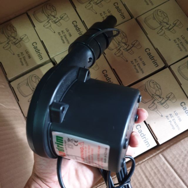 Máy bơm hơi Mini 12v LQ 196 dùng bơm đệm hơi, bể bơi..