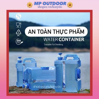 Bình nước dã ngoại cắm trại du lịch tiện lợi linh hoạt 5l 7.5l 12l 19l 24l naturehike nh18s024-t nh18s018-t nh18s012-t