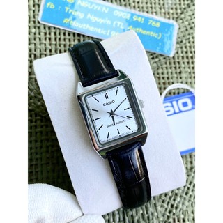 Đồng hồ Casio LTP-V007 - Dây da nữ mặt vuông - TLAuthentic1989