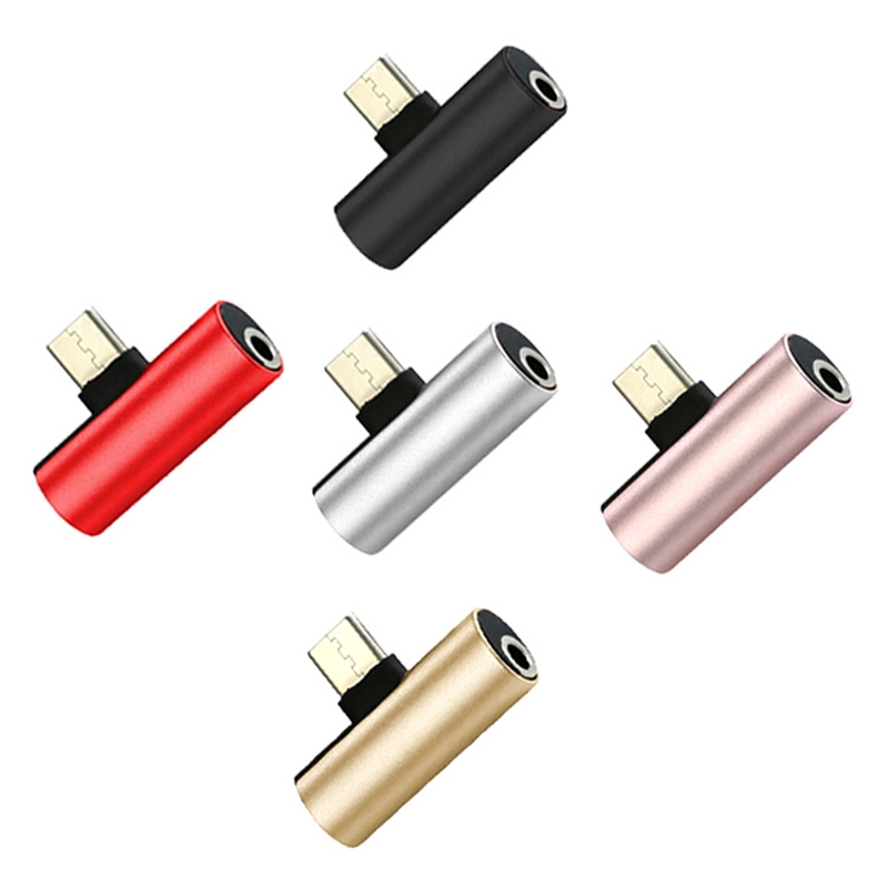 Đầu chuyển đổi từ jack Type-C sang cổng 3.5mm và cổng Type-C 2 trong 1 tiện dụng
