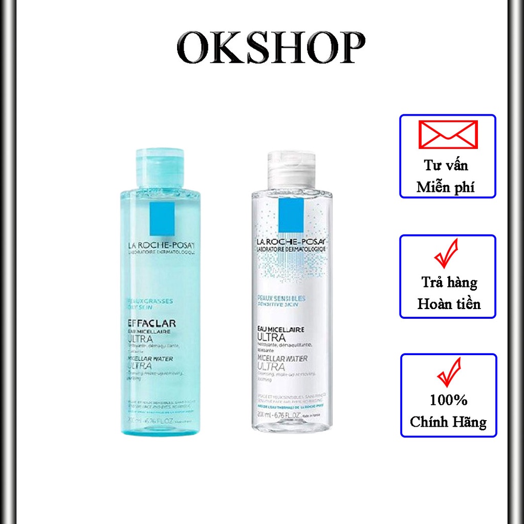 Nước tẩy trang La Roche Posay Micellar Water 400ml