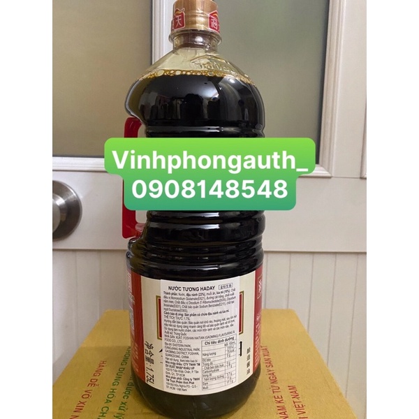 Nước Tương Hải Thiên binh 1.75L haday