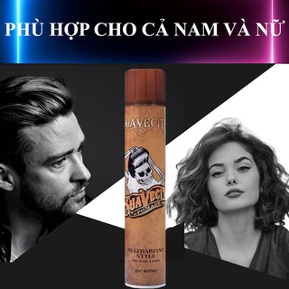 COMBO 3 CHAI GôM XỊT TÓC GIỮ NẾP TÓC CỨNG SUAVECITO 400ML