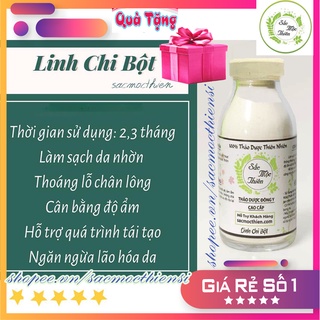 Bột rửa mặt linh chi mộc sắc mộc thiên 100gram chính hãng giá sỉ - ngăn ngừa mụn, đẩy nhanh tái tạo