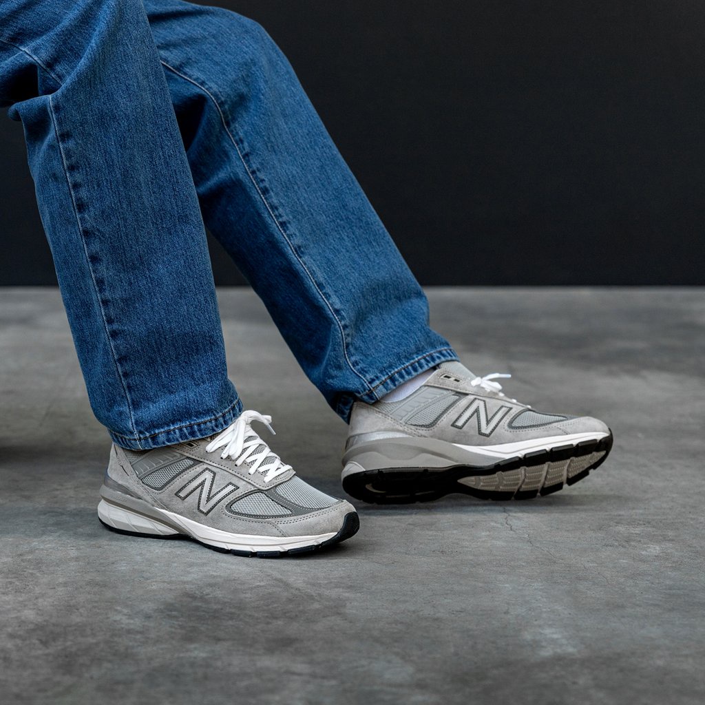 (AUTHENTIC 100%) Giày Sneaker Thể Thao Auth New Balance 990v5 M990GL5 – Grey Chính Hãng 100%